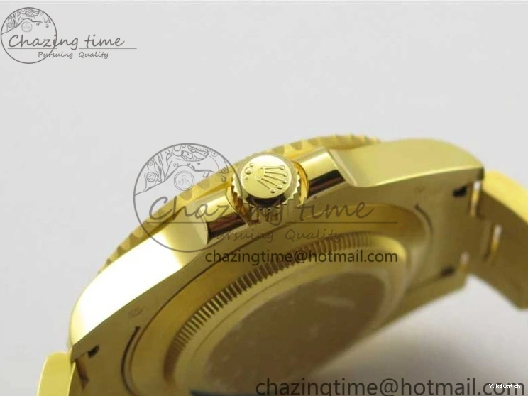 Wrapped YG 116610 Wrapped A2836 Edition ROF Submariner LV YG Green Bracelet on Best Dial 0422